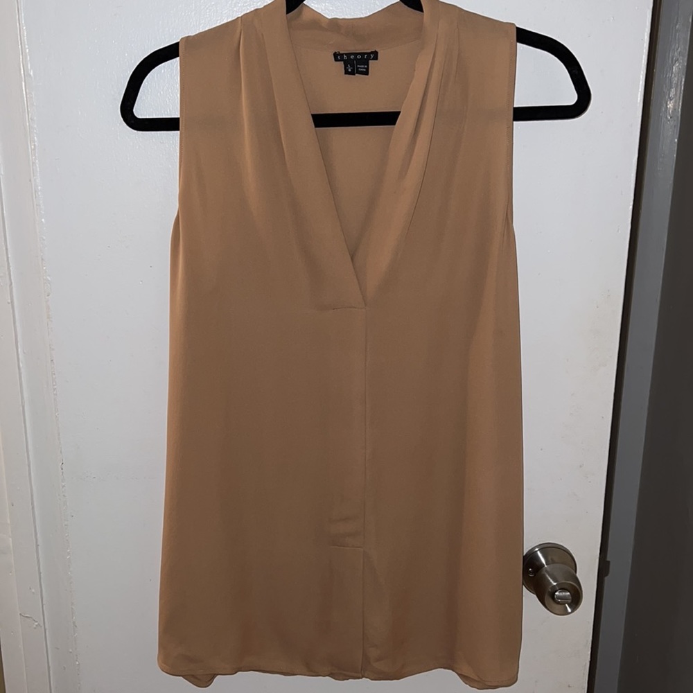 Theory Hylin Silk Tank Top